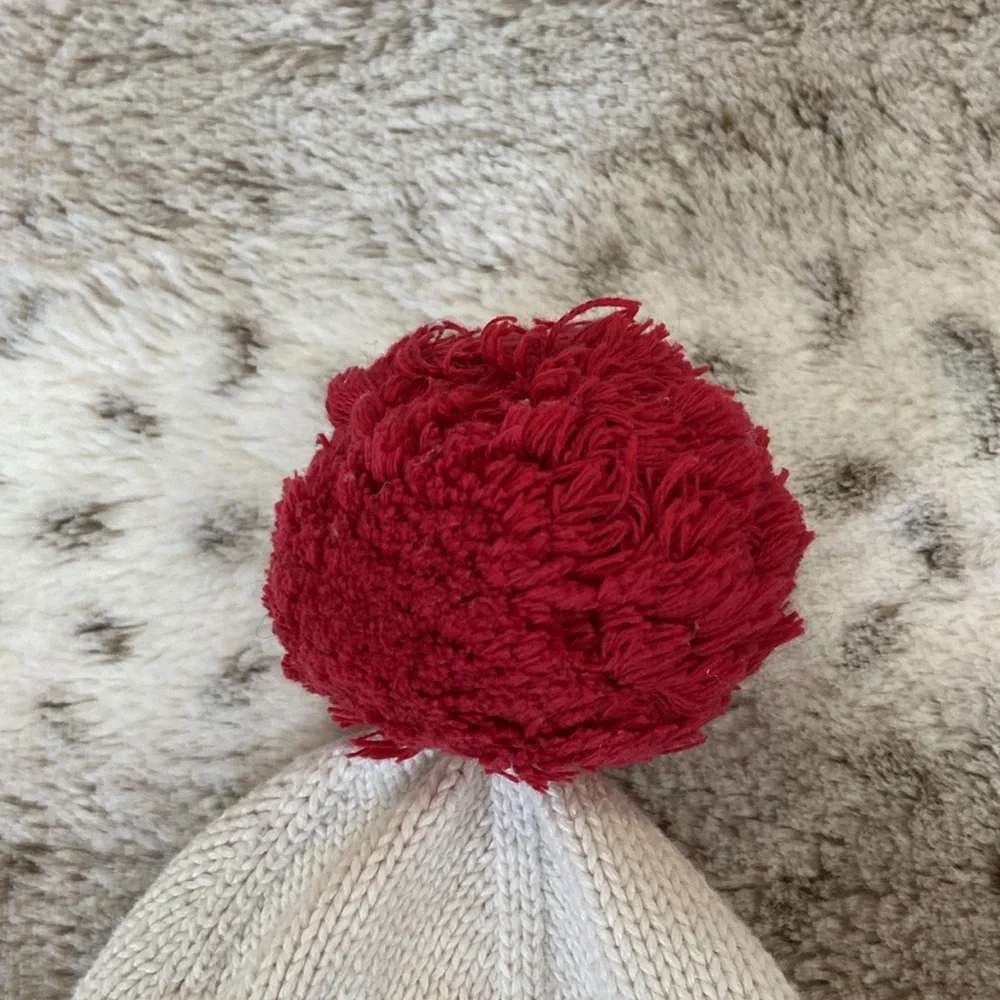 Baby GAP beanie hat baby girls 6-12 months knit kisses lovecore Valentine’s Day